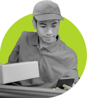 Delivery man photo